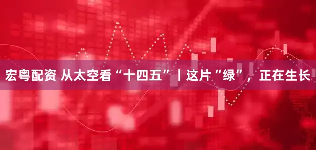 宏粤配资 从太空看“十四五”丨这片“绿”，正在生长